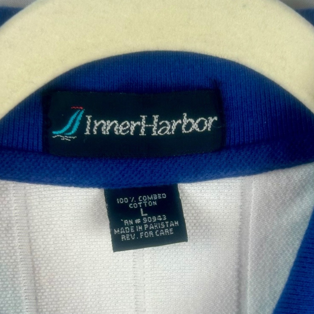 Vintage‎ 90s Richard Petty Nascar Georgia Pacific Polo Shirt Men Large White - Picture 7 of 7